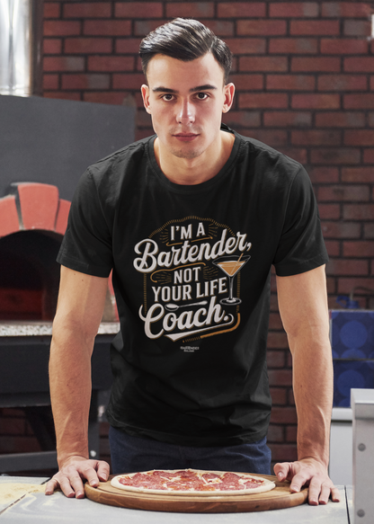 "I'm a Bartender, Not Your Life Coach" Softstyle T-Shirt