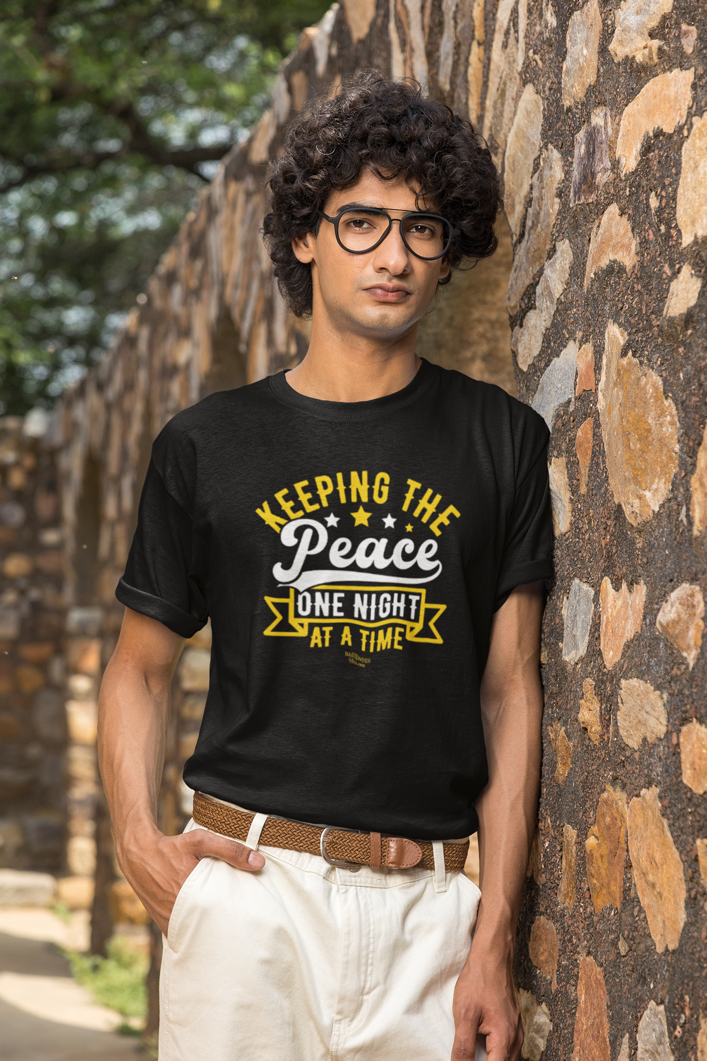 "Keeping the Peace One Night at a Time" Softstyle T-Shirt