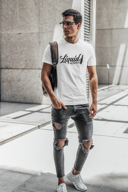 "Liquid Artistry" Men's Bartender Tee