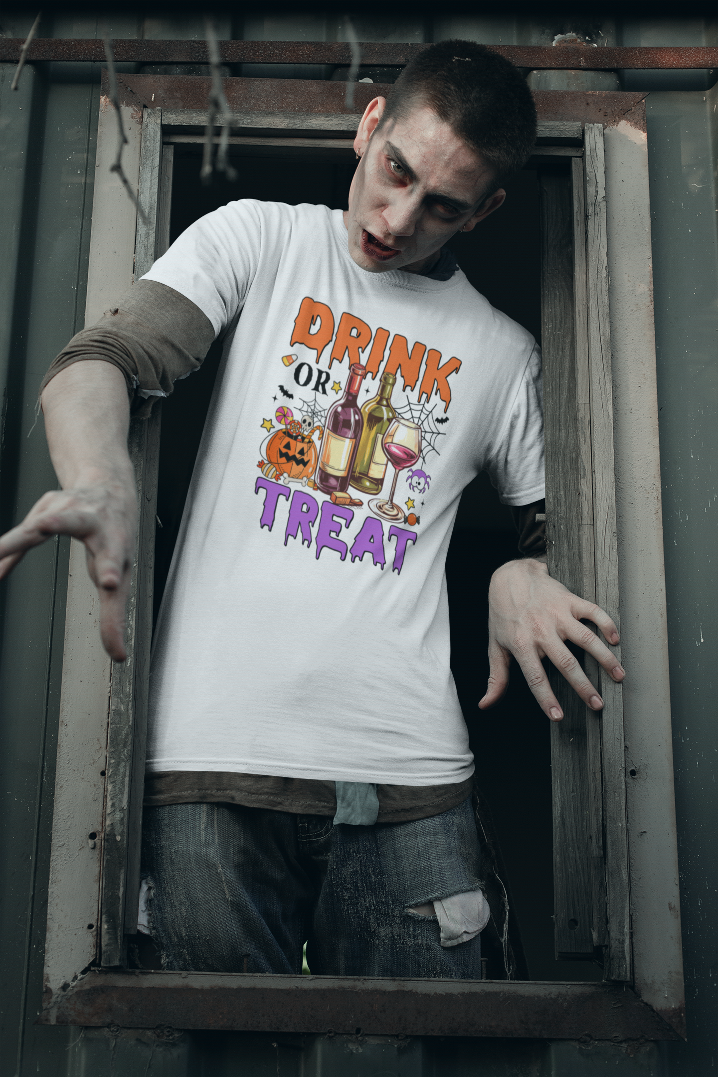 "Drink or Treat" Softstyle Halloween T-Shirt