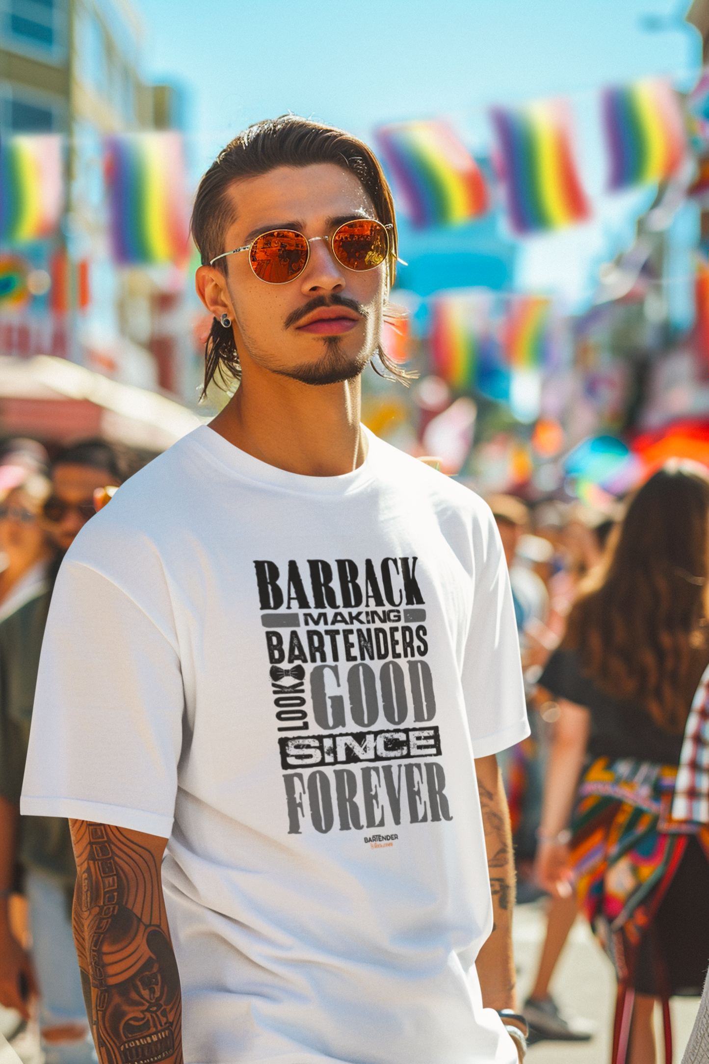 "Barback: Making Bartenders Look Good Since Forever" Bartender Tee