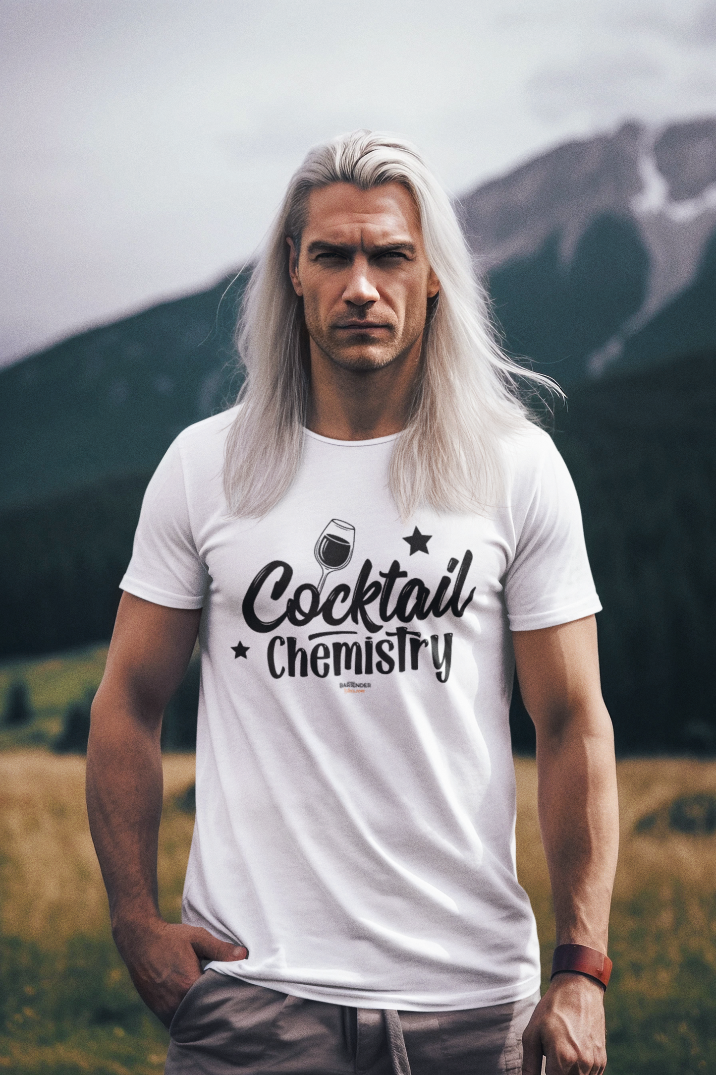 "Cocktail Chemistry" Men's Bartender Tee