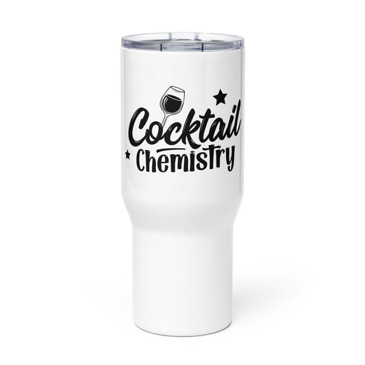 "Cocktail Chemistry" Travel mug with a handle