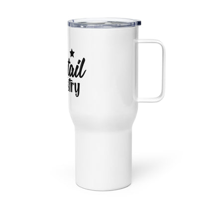 "Cocktail Chemistry" Travel mug with a handle