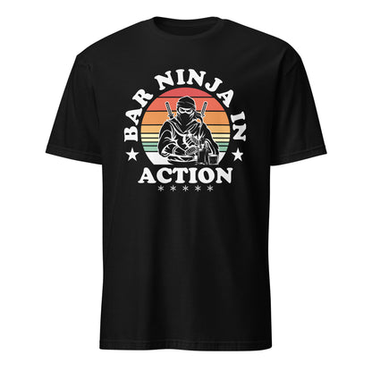 "Bar Ninja in Action" Men's Bartender Tee