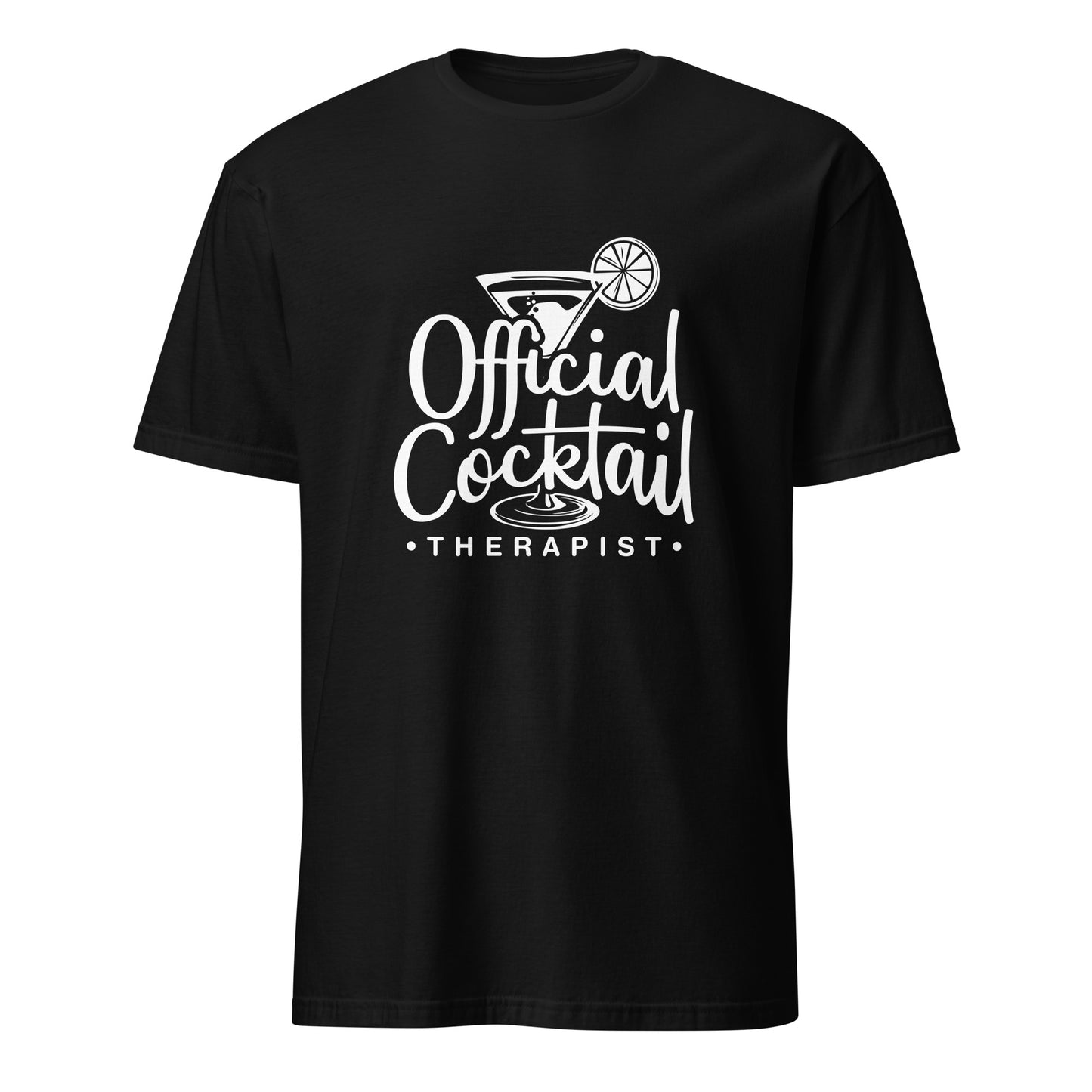 "Official Cocktail Therapist" Men's Bartender Tee