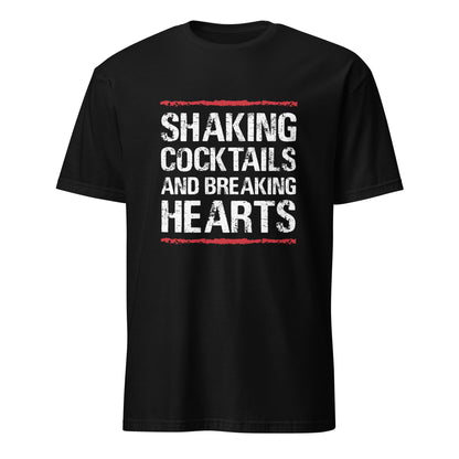 "Shaking Cocktails and Breaking Hearts" Men's Bartender Tee