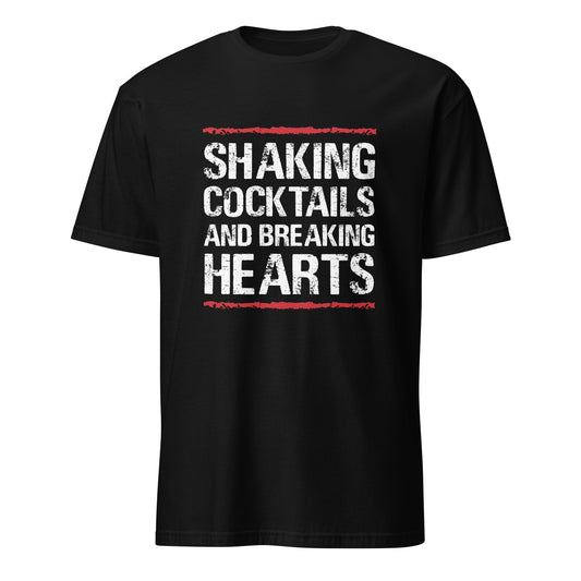 "Shaking Cocktails and Breaking Hearts" Men's Bartender Tee