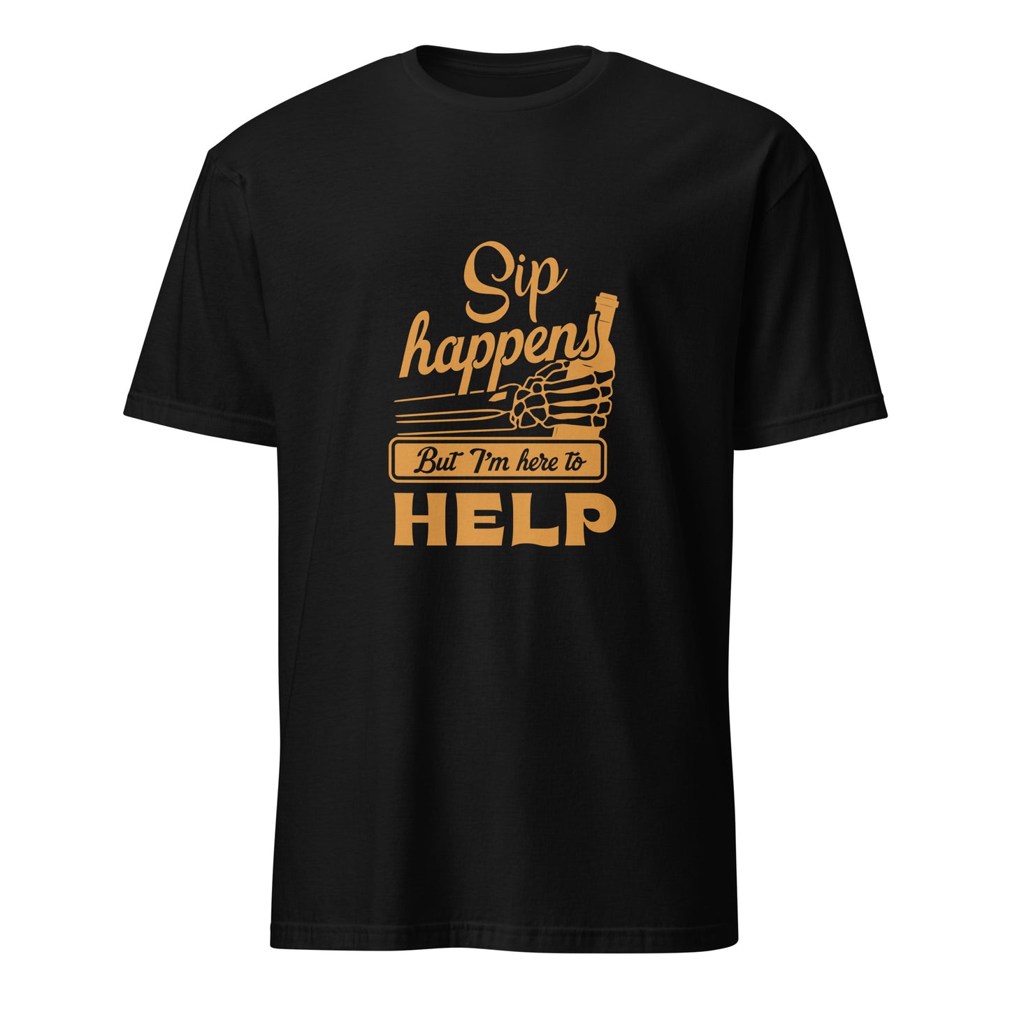 "Sip Happens But I'm Here to Help" Men's Bartender Tee