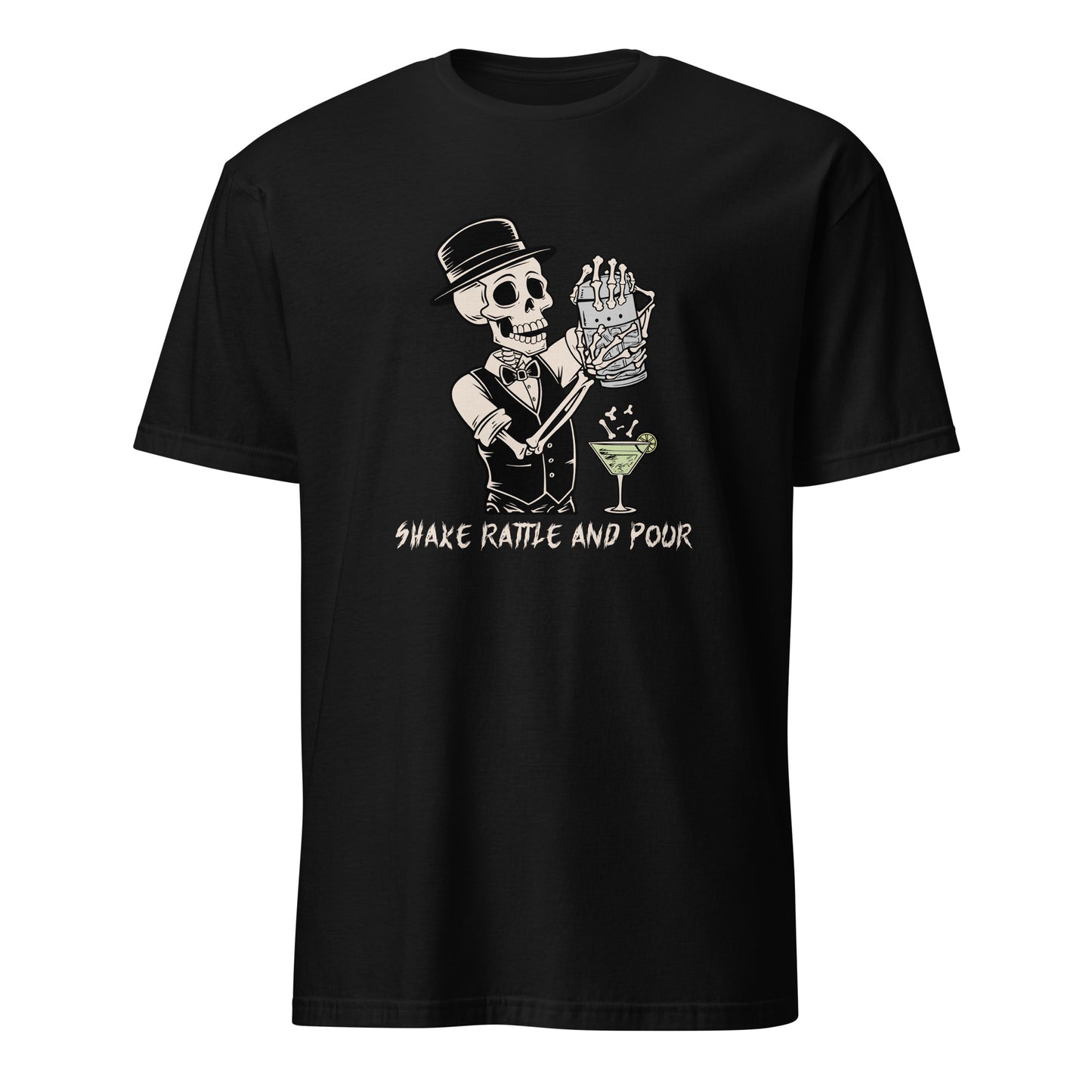 "Shake, Rattle, and Pour" Bartender Halloween Tee