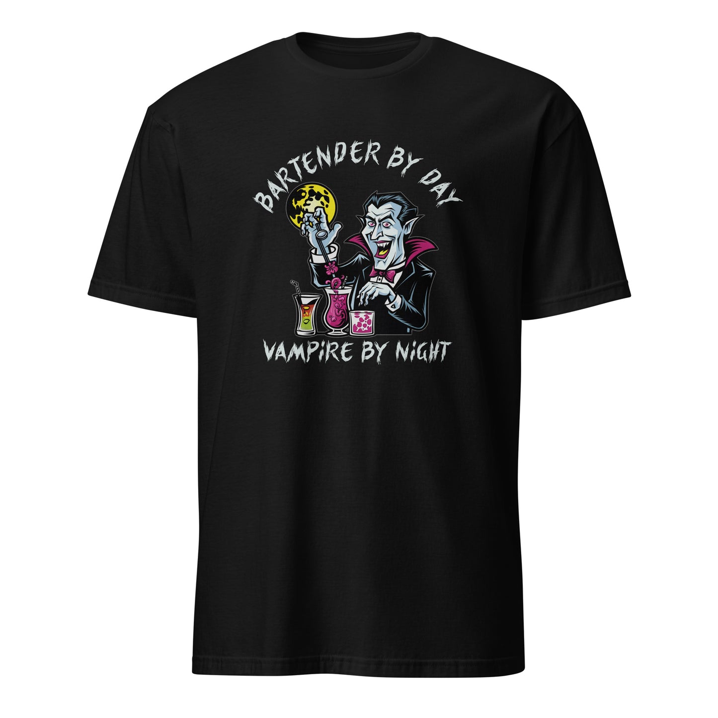 "Bartender by Day Vampire by Night" Bartender Halloween Tee