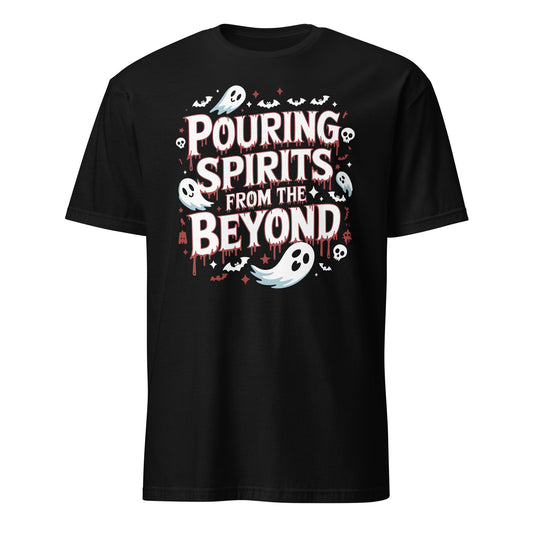 "Pouring Spirits from the Beyond" Bartender Halloween Tee