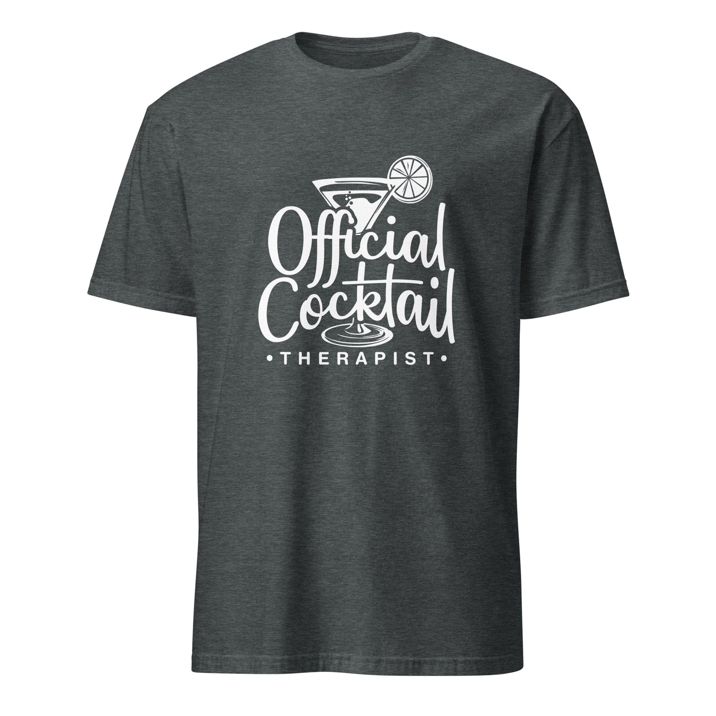 "Official Cocktail Therapist" Men's Bartender Tee