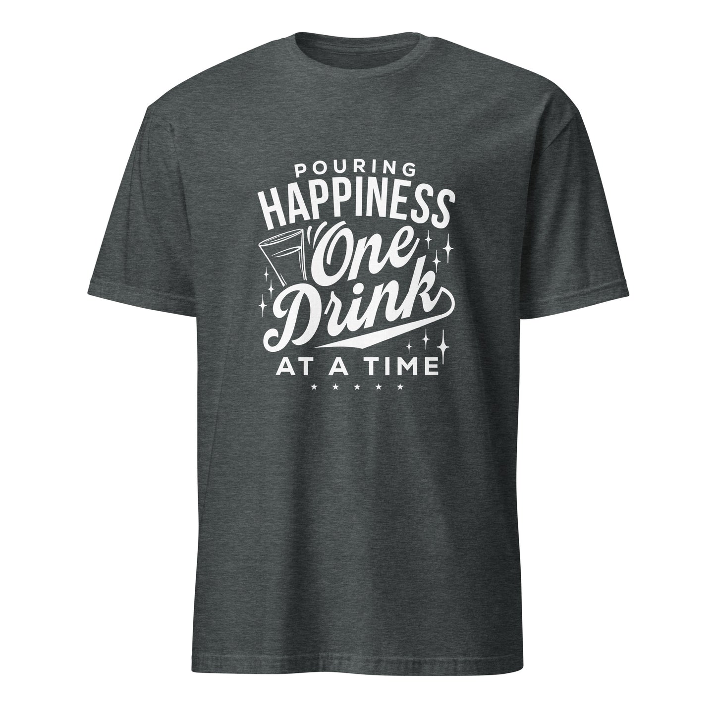 "Pouring Happiness One Drink at a Time" Women's Bartender Tee