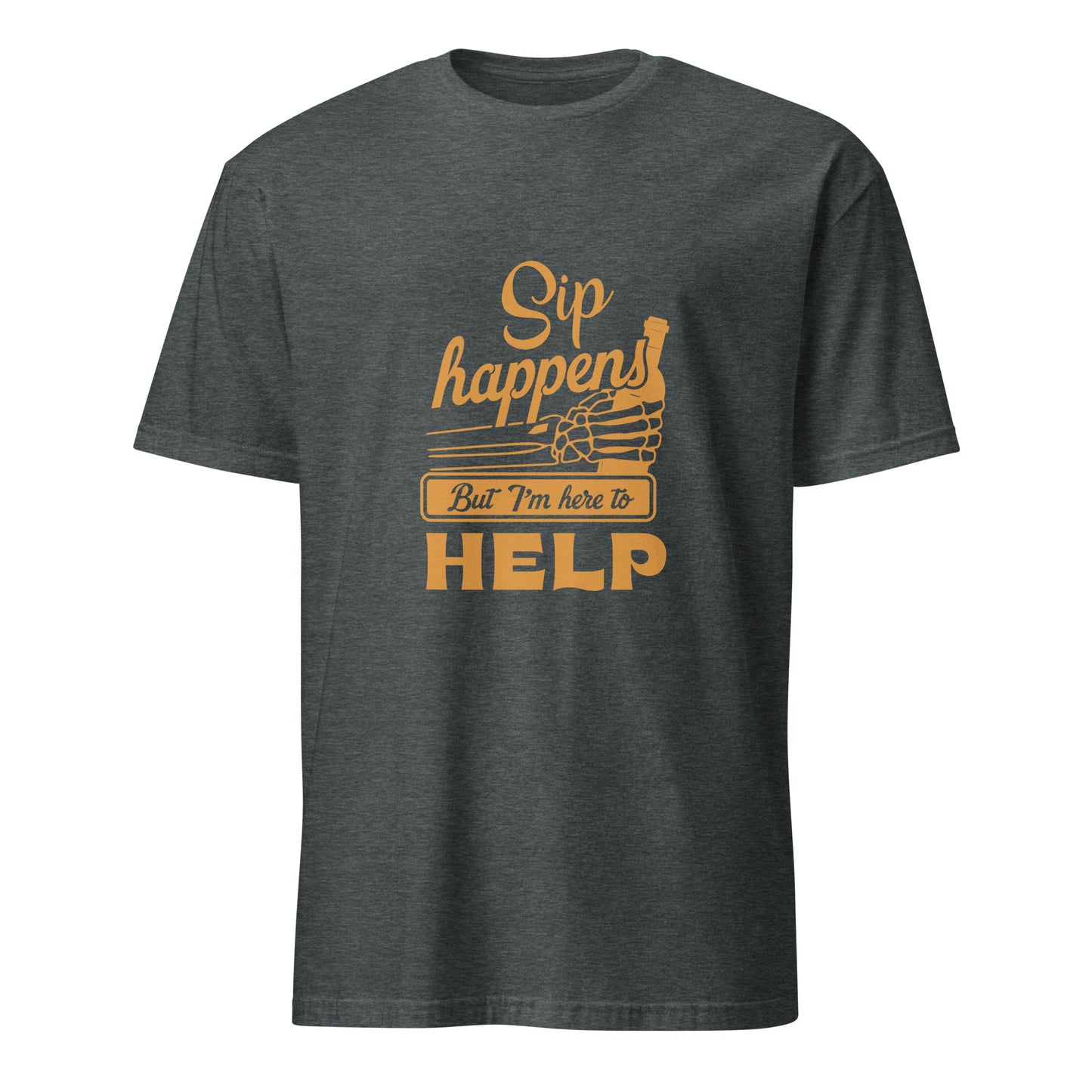 "Sip Happens But I'm Here to Help" Men's Bartender Tee