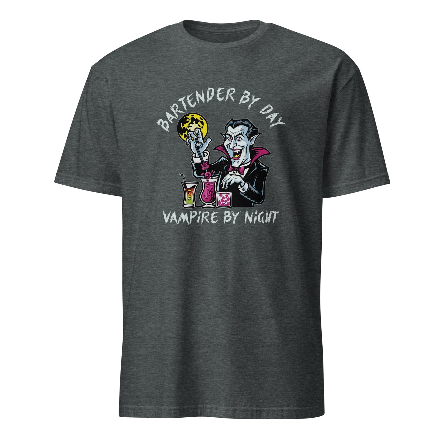 "Bartender by Day Vampire by Night" Bartender Halloween Tee