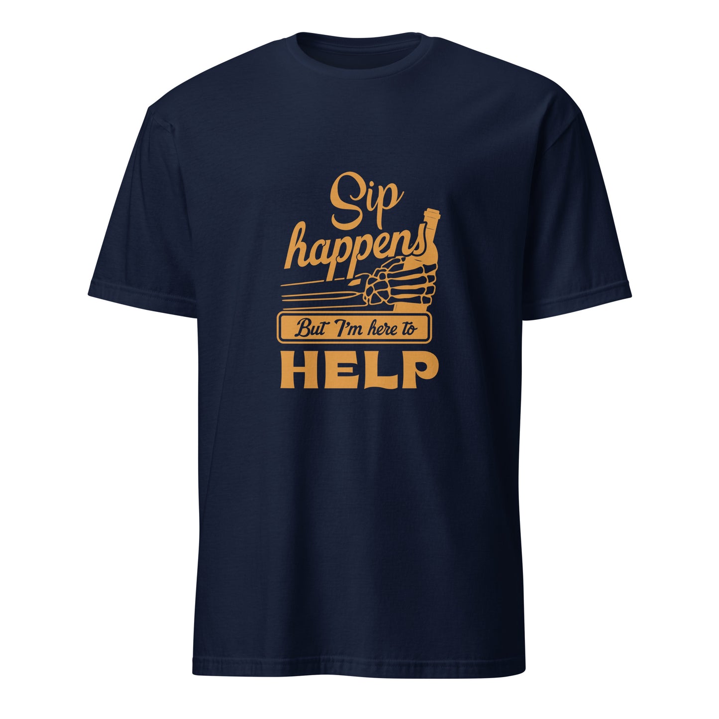 "Sip Happens But I'm Here to Help" Men's Bartender Tee