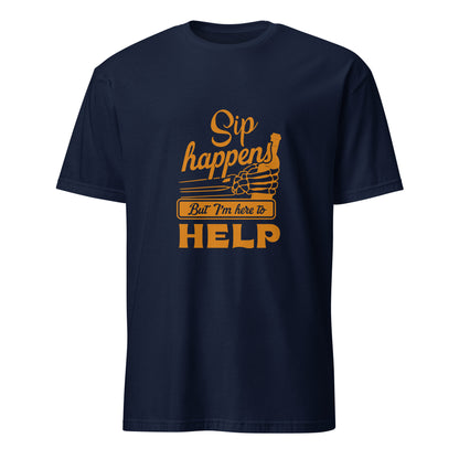 "Sip Happens But I'm Here to Help" Women's Bartender Tee