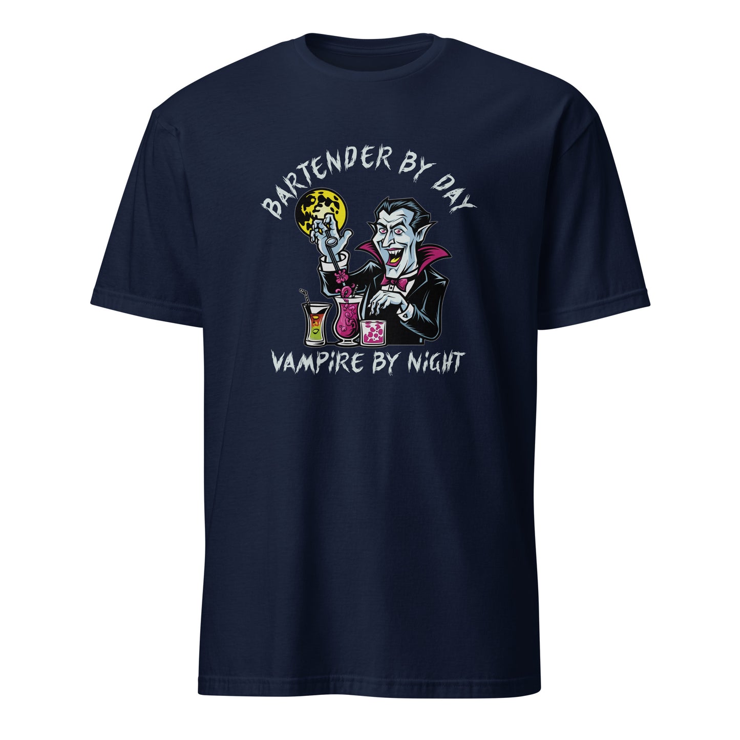 "Bartender by Day Vampire by Night" Bartender Halloween Tee