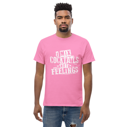 "I Mix Cocktails, Not Feelings" Bartender Tee