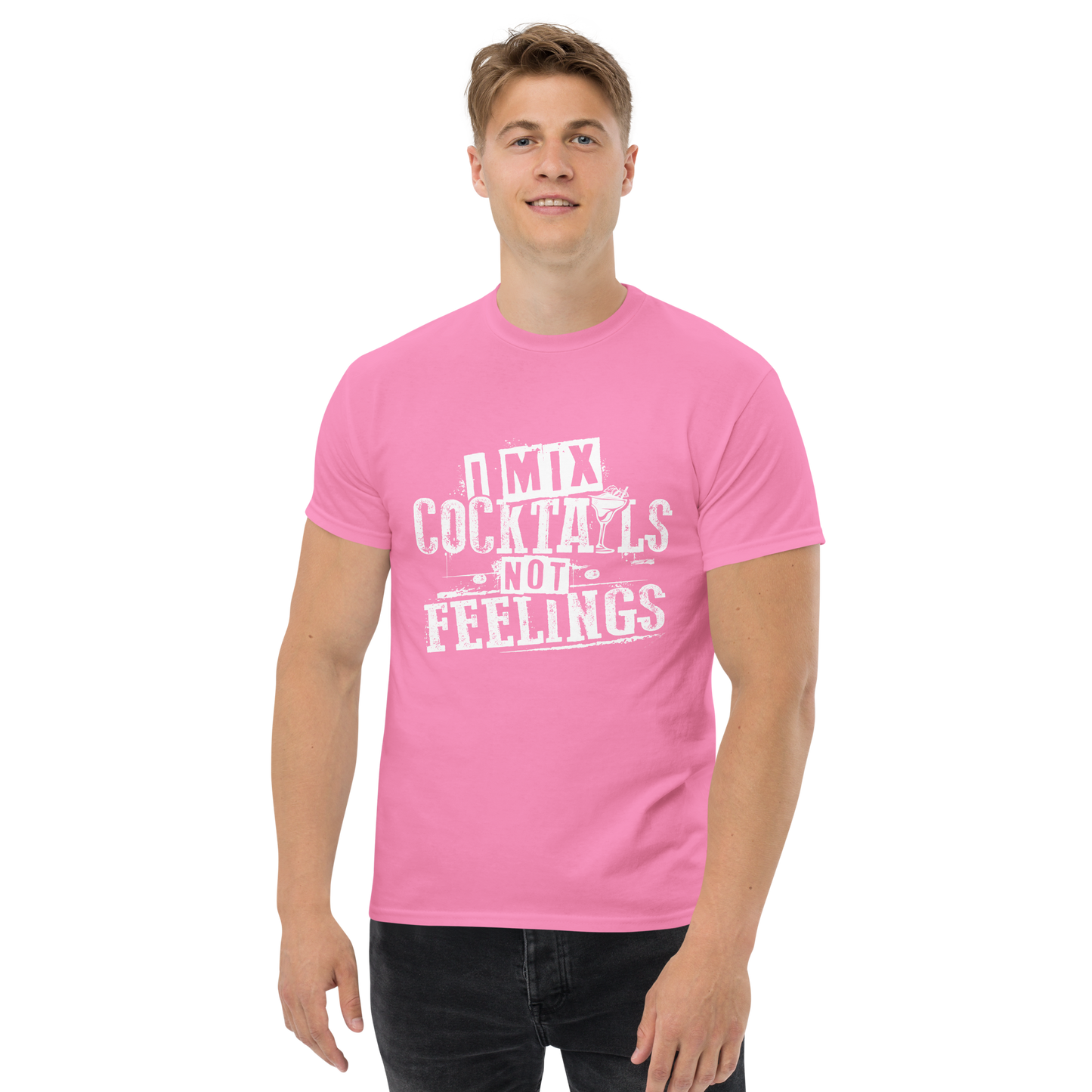 "I Mix Cocktails, Not Feelings" Bartender Tee