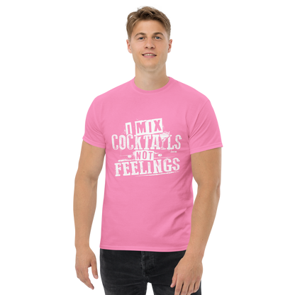 "I Mix Cocktails, Not Feelings" Bartender Tee