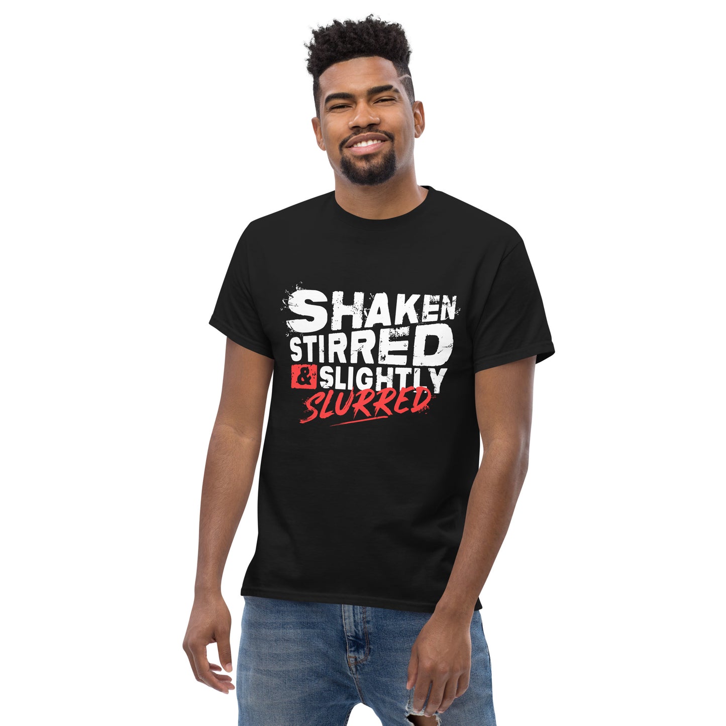 "Shaken, Stirred & Slightly Slurred" Bartender Tee