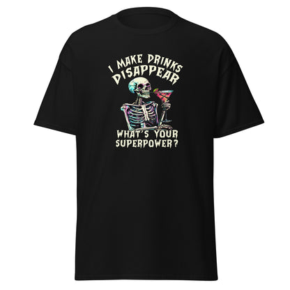 “I Make Drinks Disappear, What’s Your Superpower?” Halloween Bartender Tee