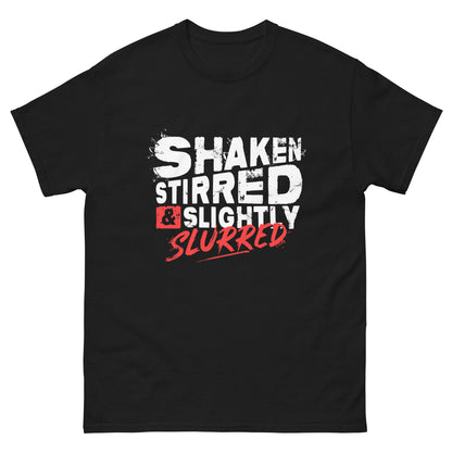 "Shaken, Stirred & Slightly Slurred" Bartender Tee