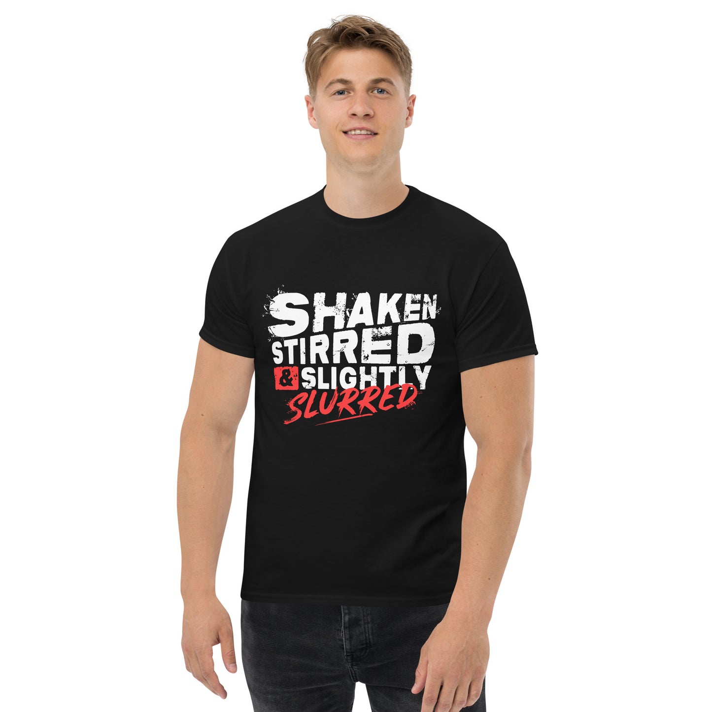 "Shaken, Stirred & Slightly Slurred" Bartender Tee