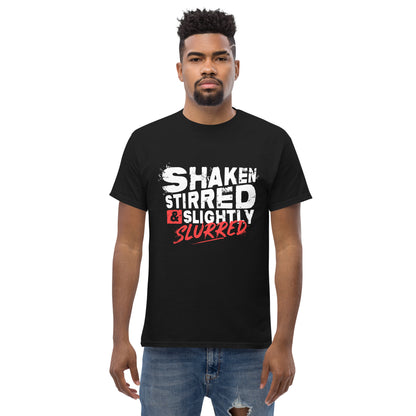 "Shaken, Stirred & Slightly Slurred" Bartender Tee