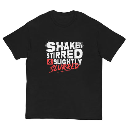 "Shaken, Stirred & Slightly Slurred" Bartender Tee