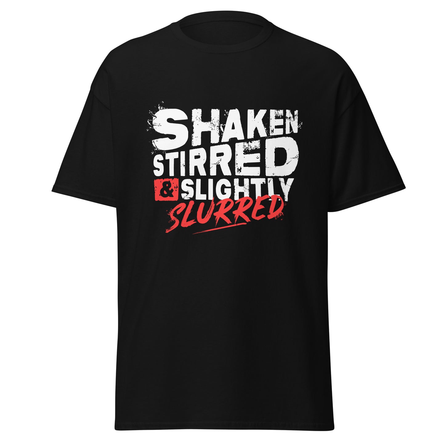 "Shaken, Stirred & Slightly Slurred" Bartender Tee