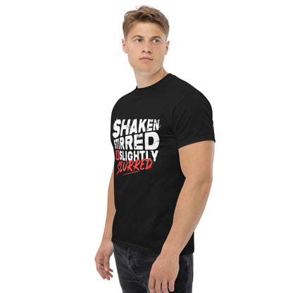 "Shaken, Stirred & Slightly Slurred" Bartender Tee