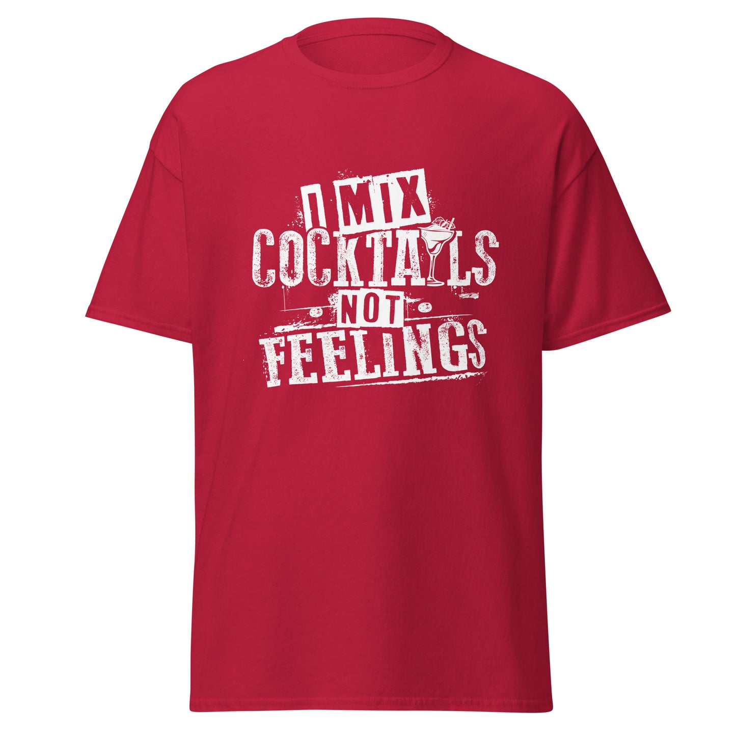 "I Mix Cocktails, Not Feelings" Bartender Tee