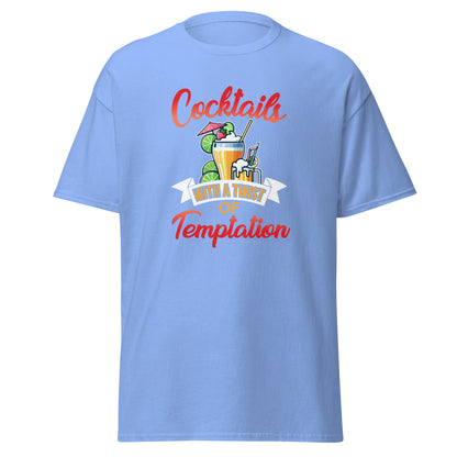 "Cocktails with a Twist of Temptation" Bartender T-shirt