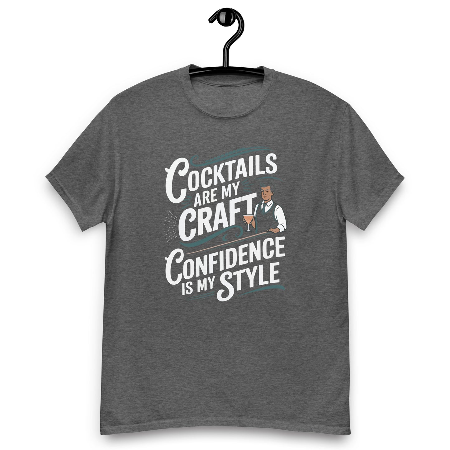 "Cocktails Are My Craft, Confidence Is My Style" Bartender Tee