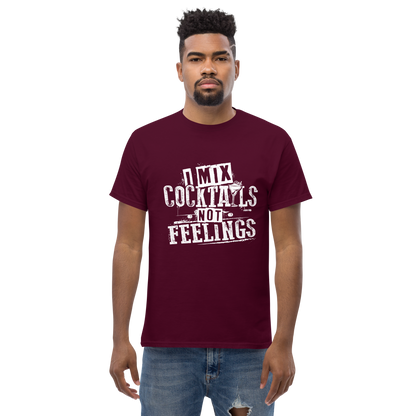 "I Mix Cocktails, Not Feelings" Bartender Tee