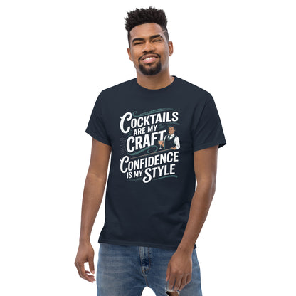 "Cocktails Are My Craft, Confidence Is My Style" Bartender Tee