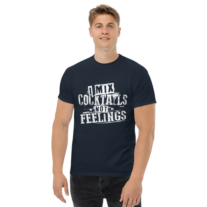 "I Mix Cocktails, Not Feelings" Bartender Tee