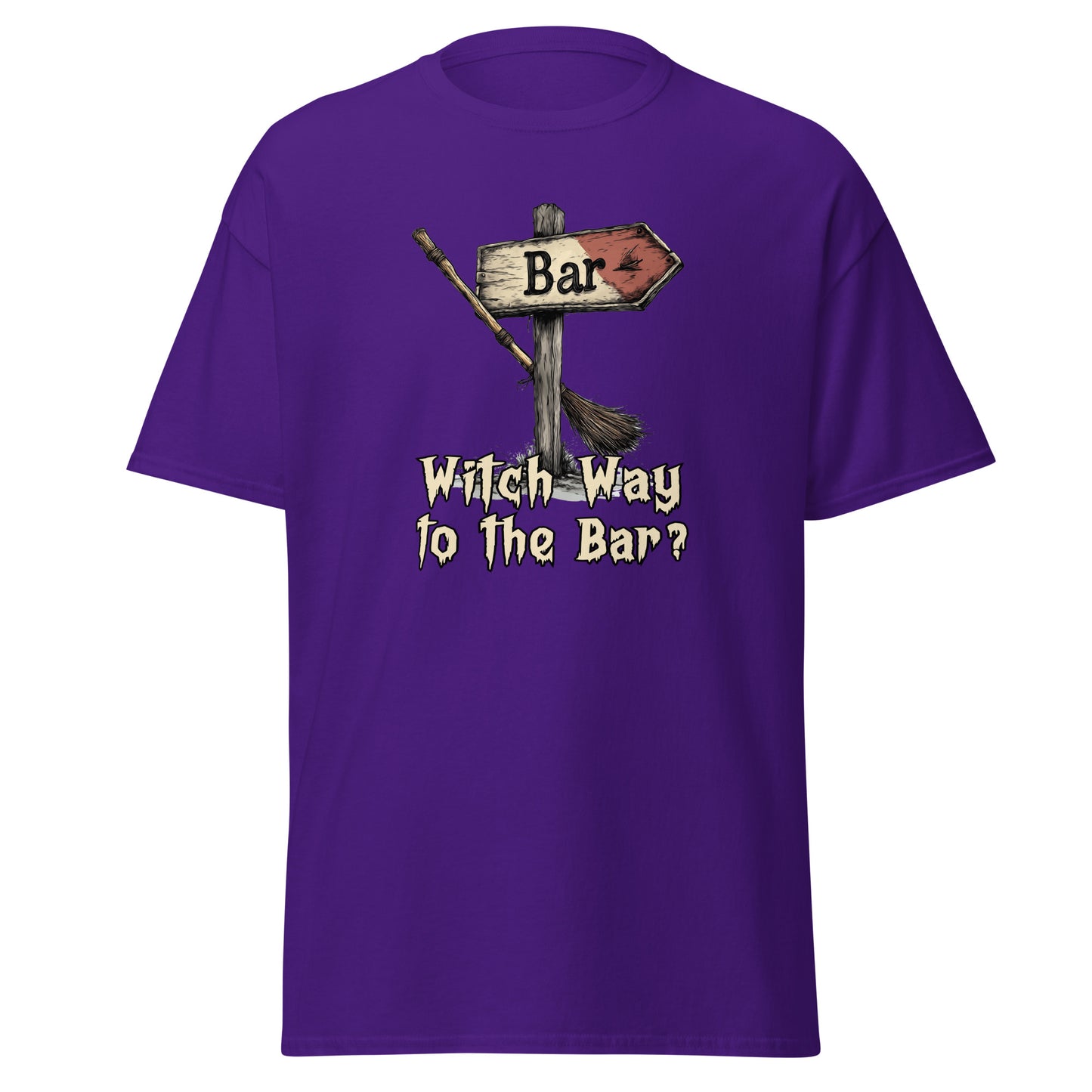 “Witch Way to the Bar?” Halloween Bartender Tee