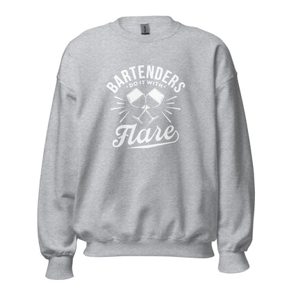 "Bartenders do it with Flair" Bartender Sweatshirt