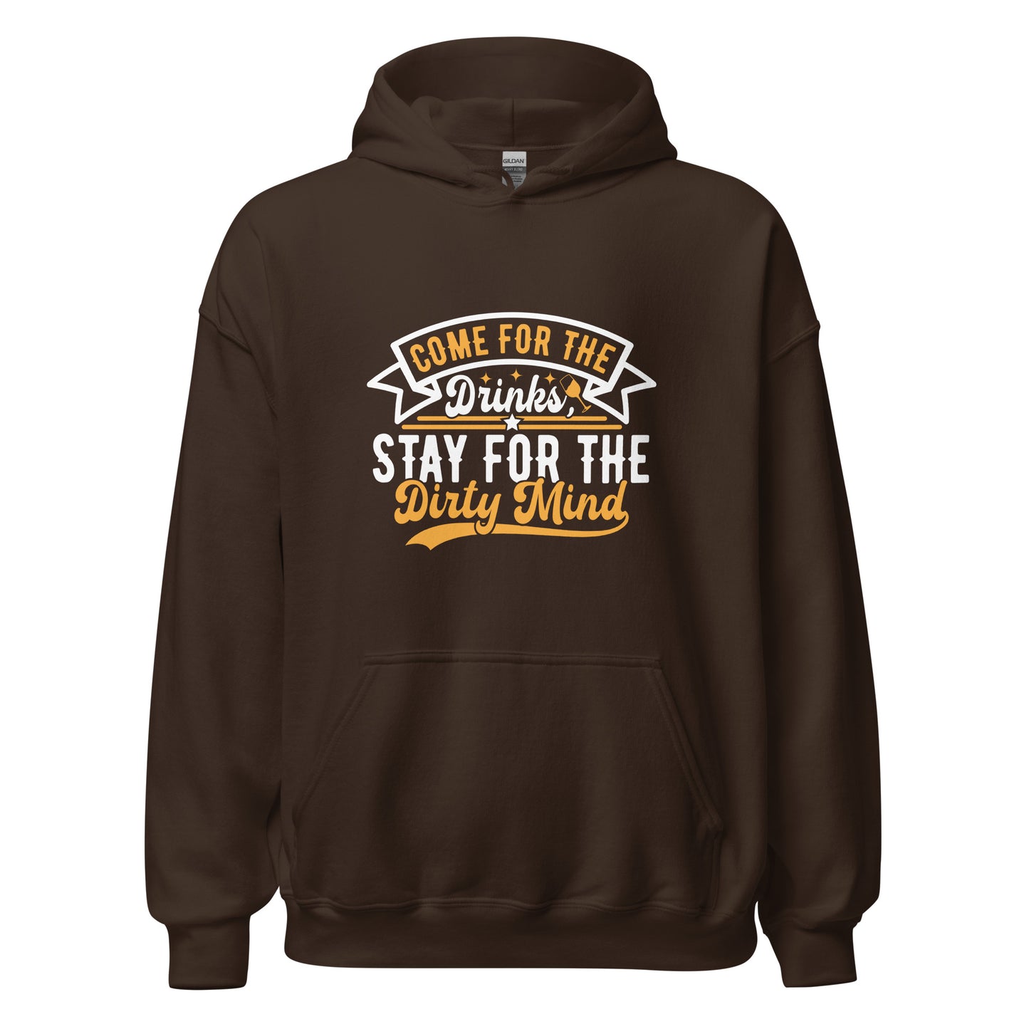 "Come for the Drinks Stay for the Dirty Mind" Bartender Hoodie