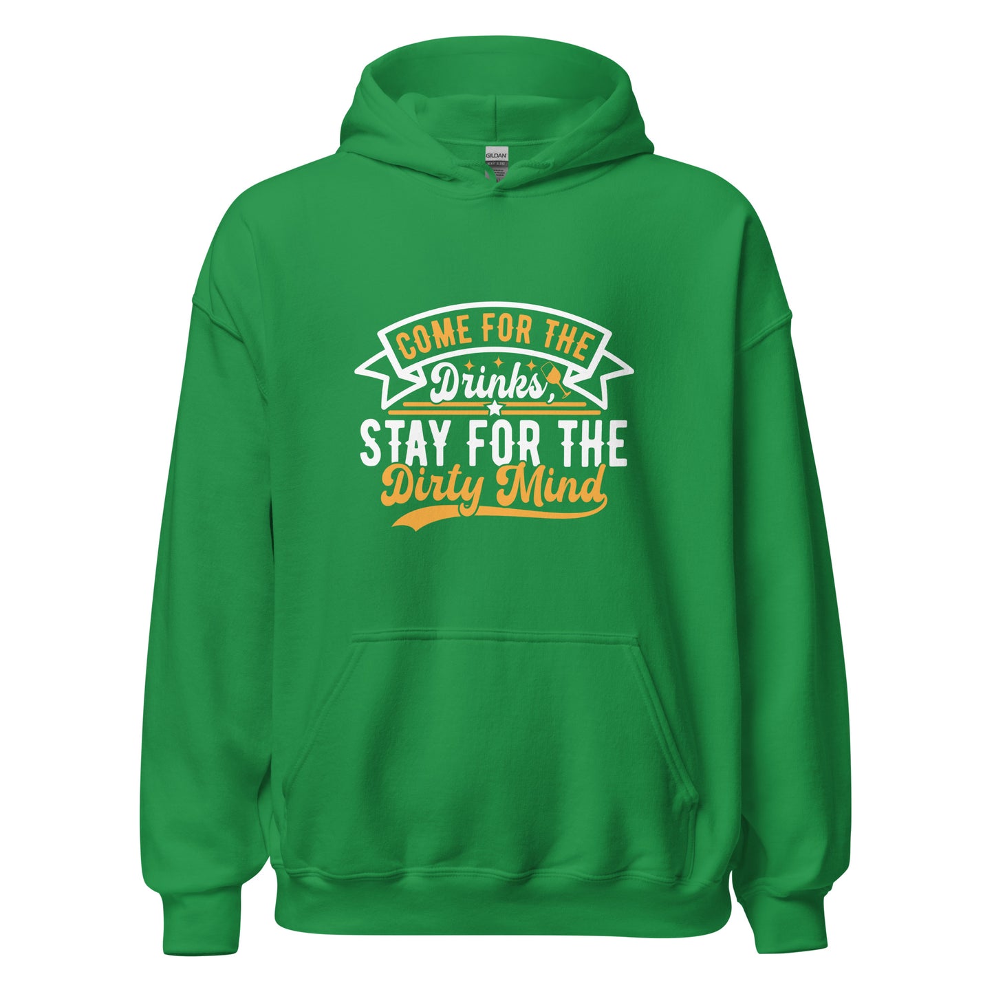 "Come for the Drinks Stay for the Dirty Mind" Bartender Hoodie