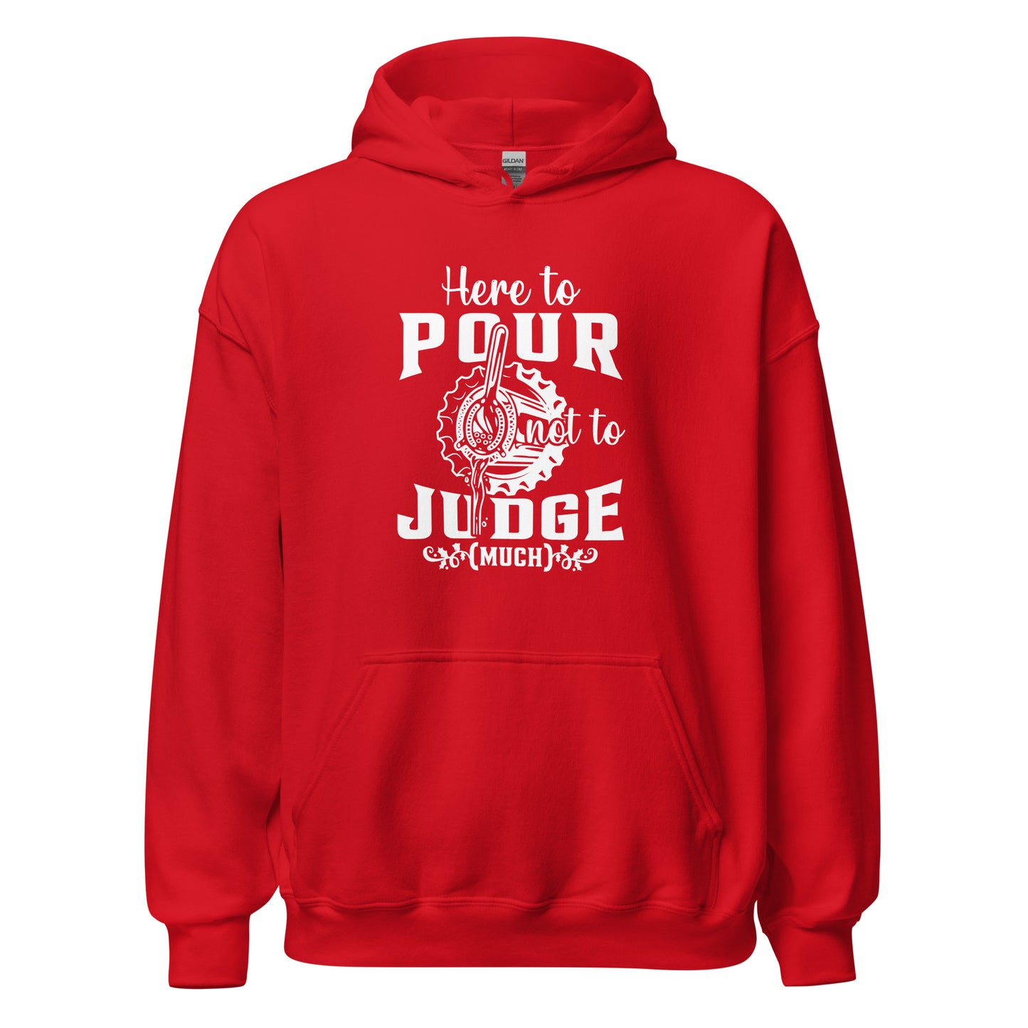 "Here to Pour Not to Judge Much" Bartender Hoodie