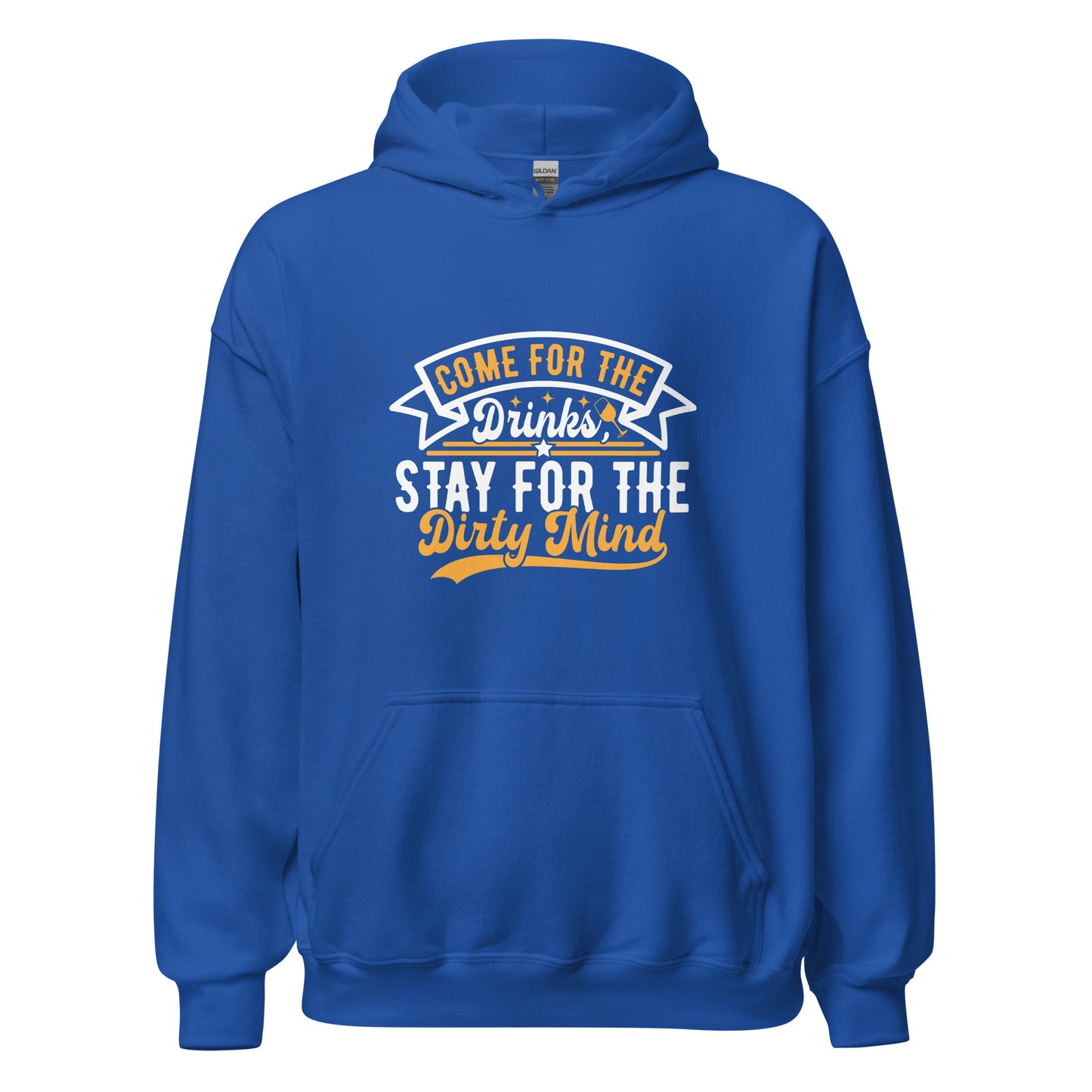 "Come for the Drinks Stay for the Dirty Mind" Bartender Hoodie