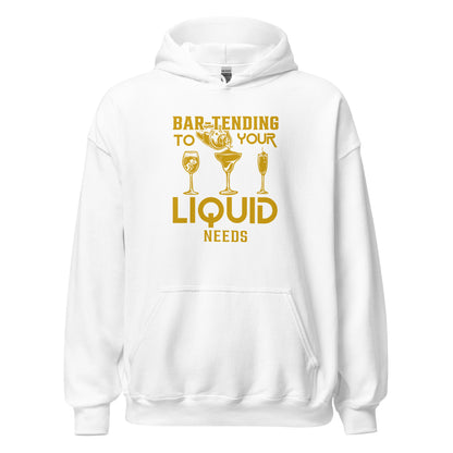 "Bar-Tending to Your Liquid Needs" Bartender Hoodie