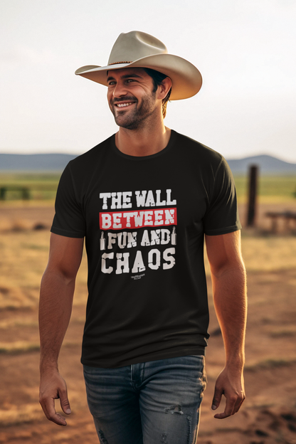 "The Wall Between Fun and Chaos" Softstyle T-Shirt