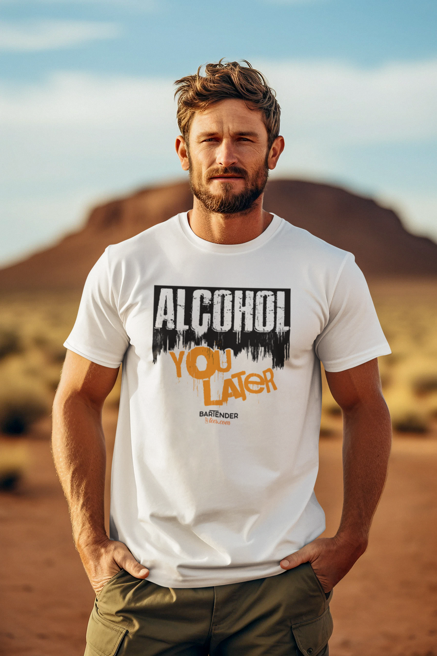 "Alcohol You Later" Bartender T-shirt