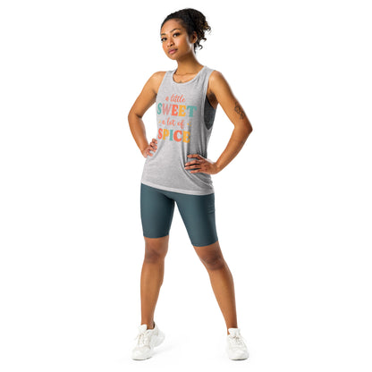 "A Little Sweet A Lot of Spice" Women's Muscle Tank